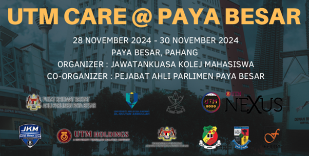 DARI MAKMAL KE KAMPUNG: UTM CARE MEMPERKASA TANGGUNGJAWAB SOSIAL DI PAYA BESAR