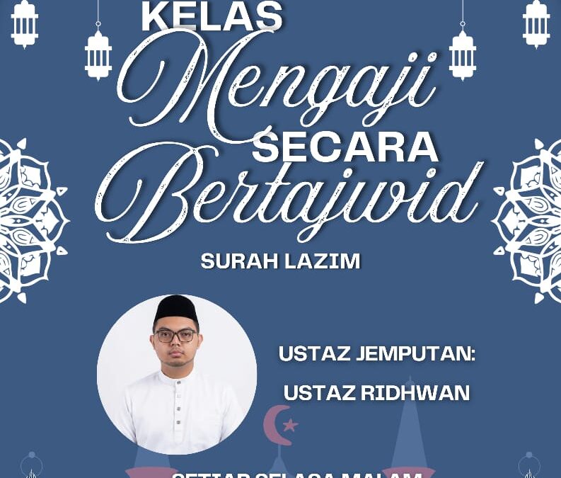 KELAS MENGAJI SECARA BERTAJWID