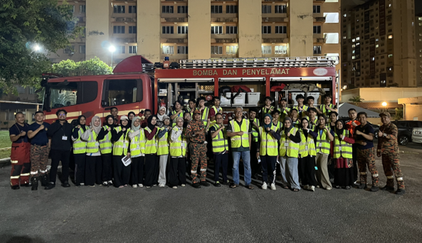 PROGRAM SIMULASI LATIHAN KEBAKARAN (FIRE DRILL) 2026 TINGKAT KESIAPSIAGAAN PENGHUNI KOLEJ SISWA JAYA
