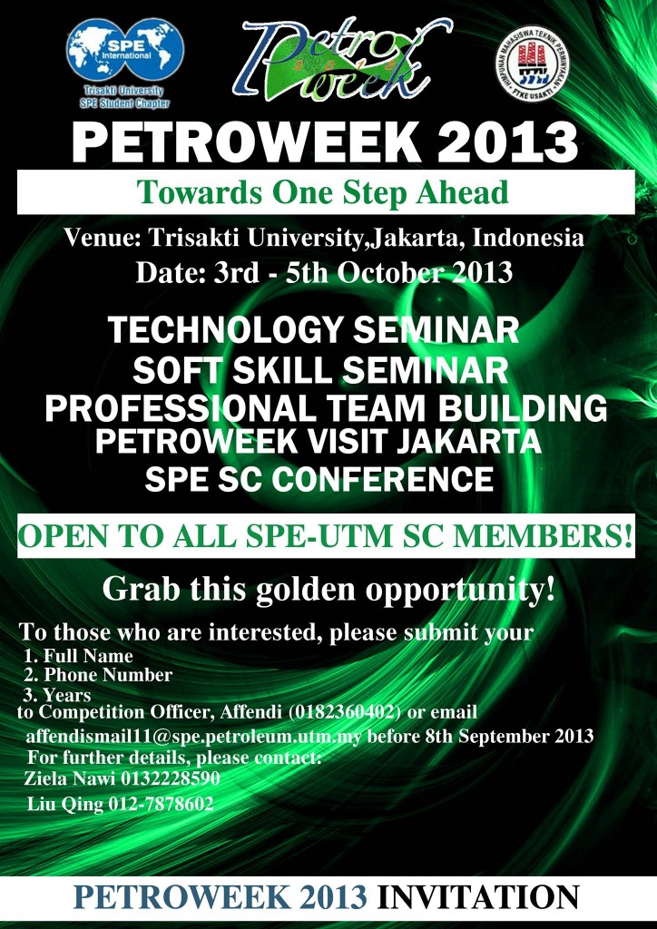 Petroweek Invitation